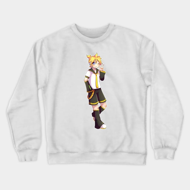 Vocaloid - Kagamine Len Crewneck Sweatshirt by Nadi-chan16